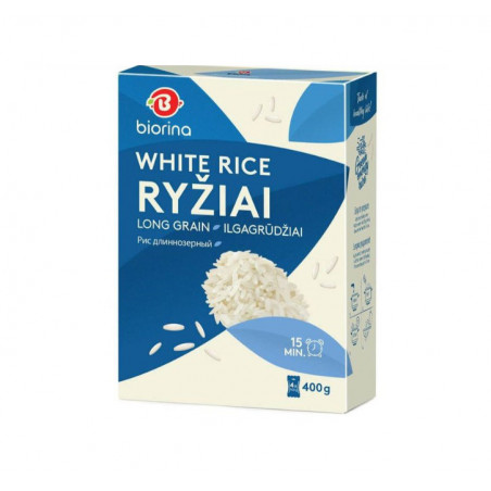 Ilgagrūdžiai ryžiai Biorina 4x100 g