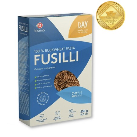 Grikių makaronai Fusilli 250g